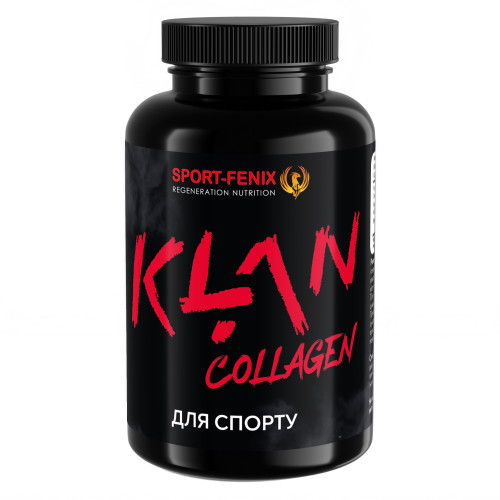 KLAN Колаген для спорту TM SPORT-FENIX з хондроїтином, глюкозаміном та МСМ + Вітамін D3, 120 капсул KLAN Колаген для спорту TM SPORT-FENIX з хондроїтином, глюкозаміном та МСМ + Вітамін D3, 120 капсул