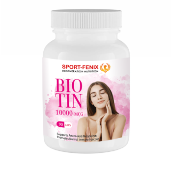  BIOTIN Вітамін B7 10000 мкг, ТМ SPORT-FENIX, 90 капсул