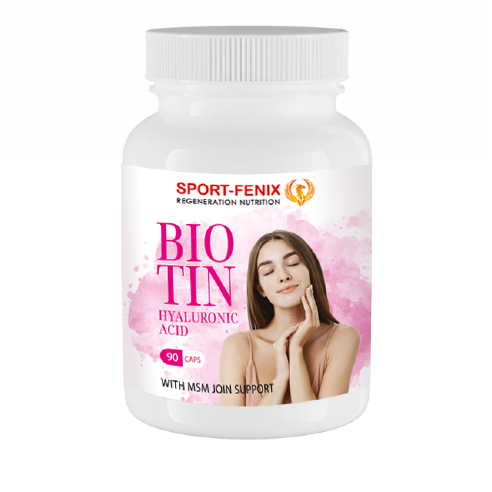Комплекс вітамінів BIOTIN & HYALURONIC ACID, TM SPORT-FENIX, 90 капсул Комплекс вітамінів BIOTIN & HYALURONIC ACID, TM SPORT-FENIX, 90 капсул
