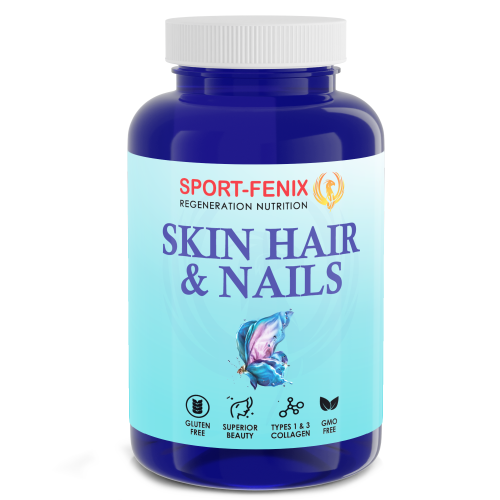 Комплекс вітамінів та мінералів SKIN HAIR & NAILS TM SPORT-FENIX, 120 капсул Комплекс вітамінів та мінералів SKIN HAIR & NAILS TM SPORT-FENIX, 120 капсул