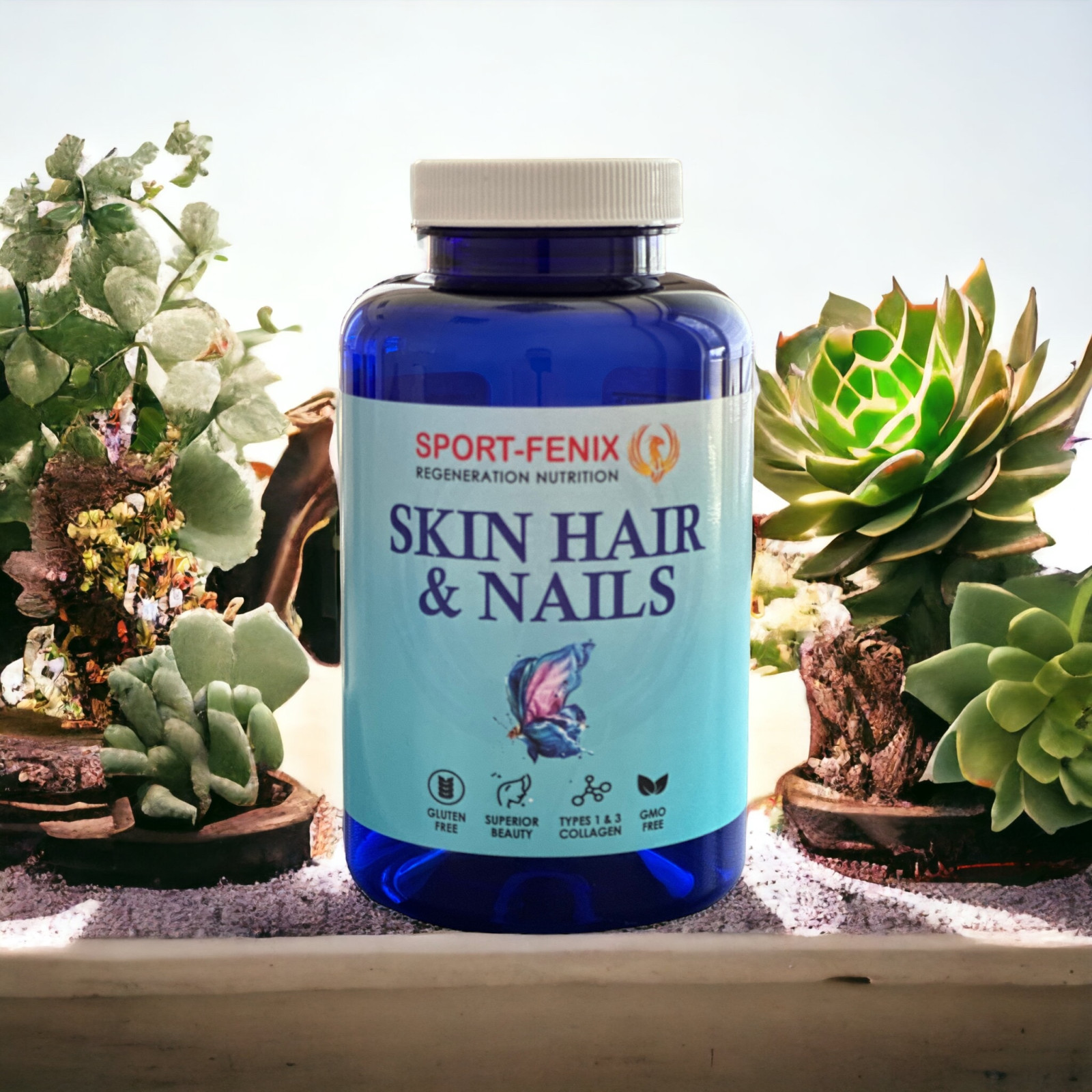 Комплекс вітамінів та мінералів SKIN HAIR & NAILS TM SPORT-FENIX, 120 капсул